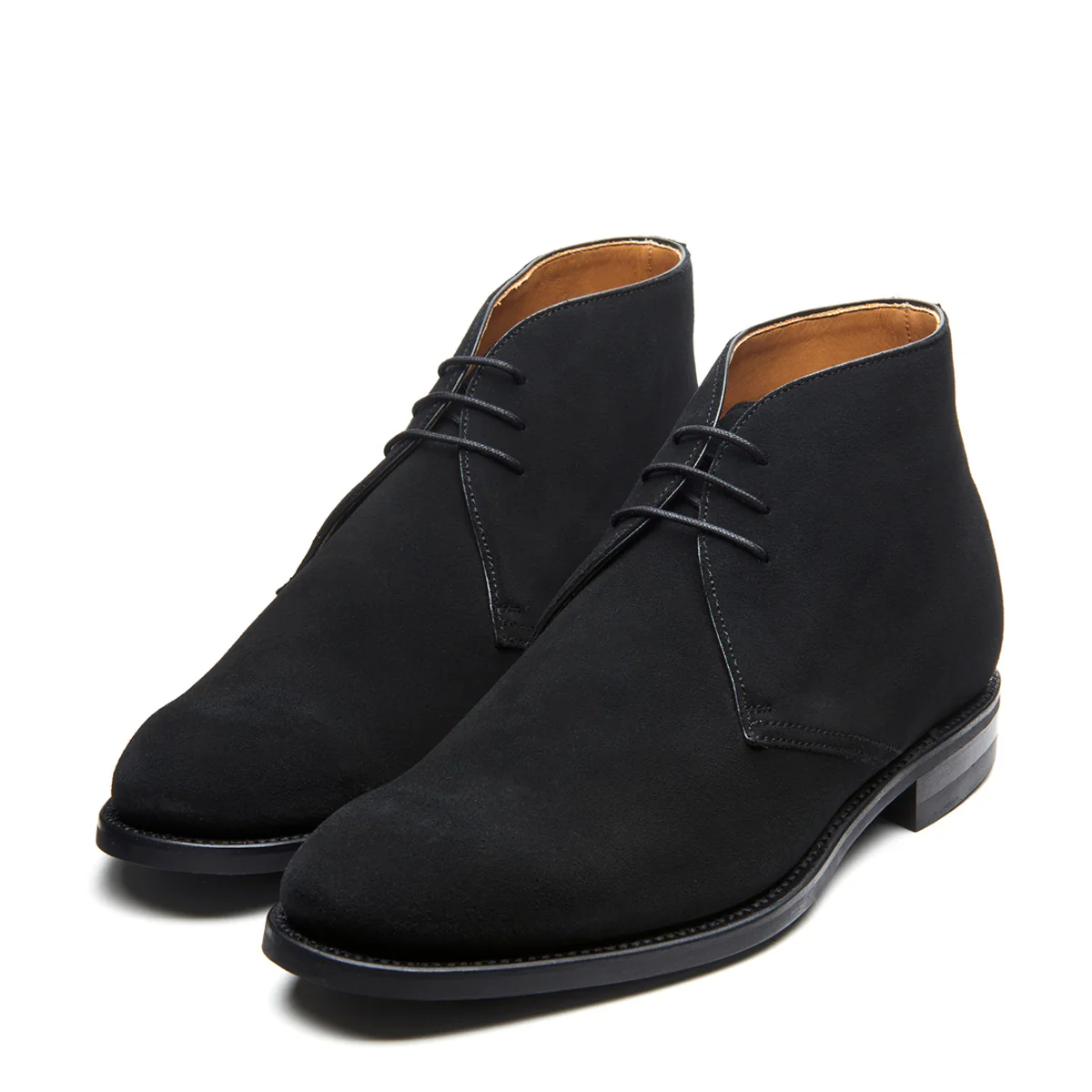 Black Suede 3 Eye Chukka Boot - Image 3