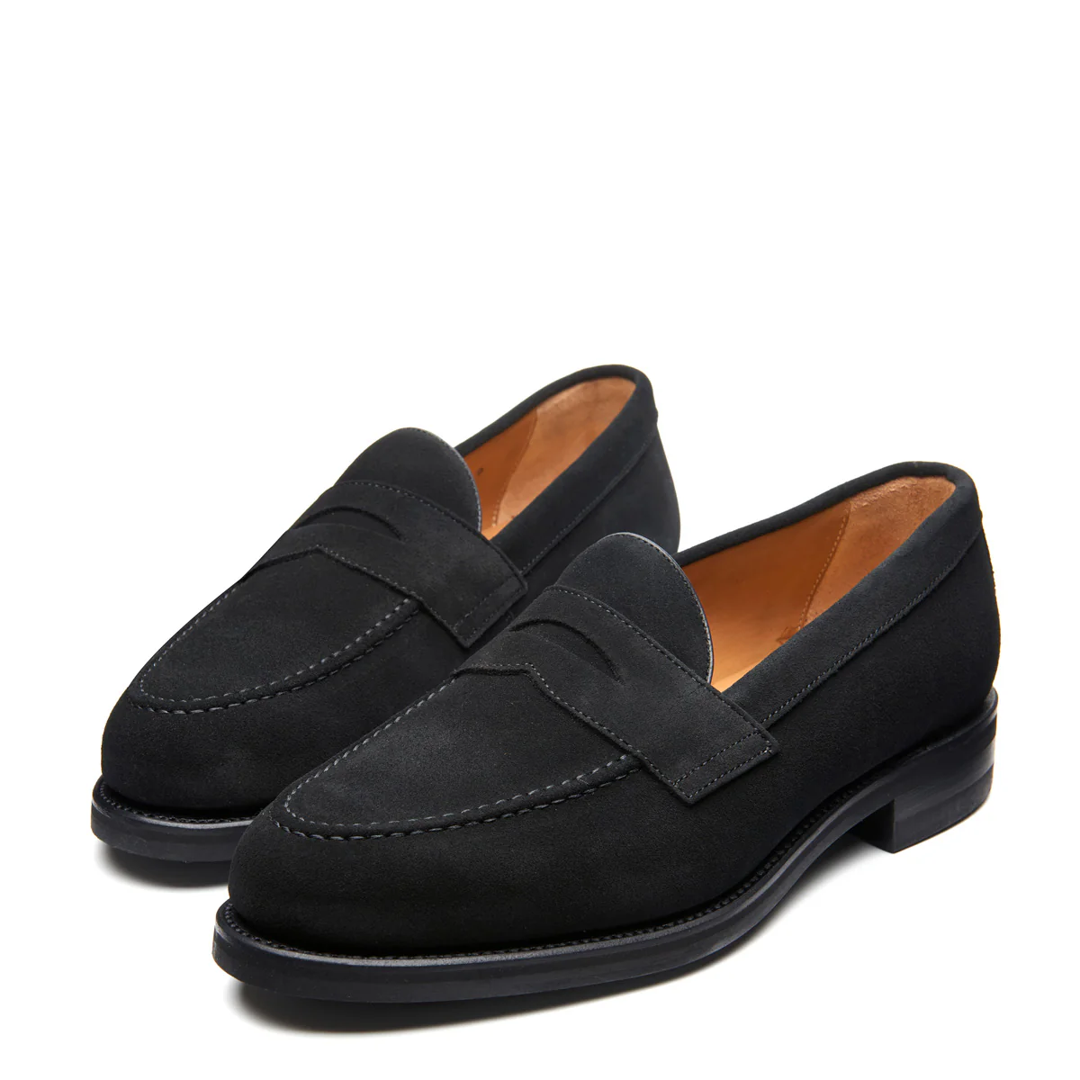 Black Suede Penny Loafer - Image 3