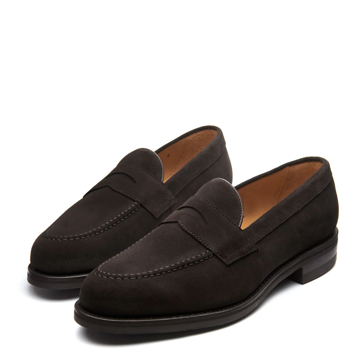 Brown Suede Penny Loafer - Image 3