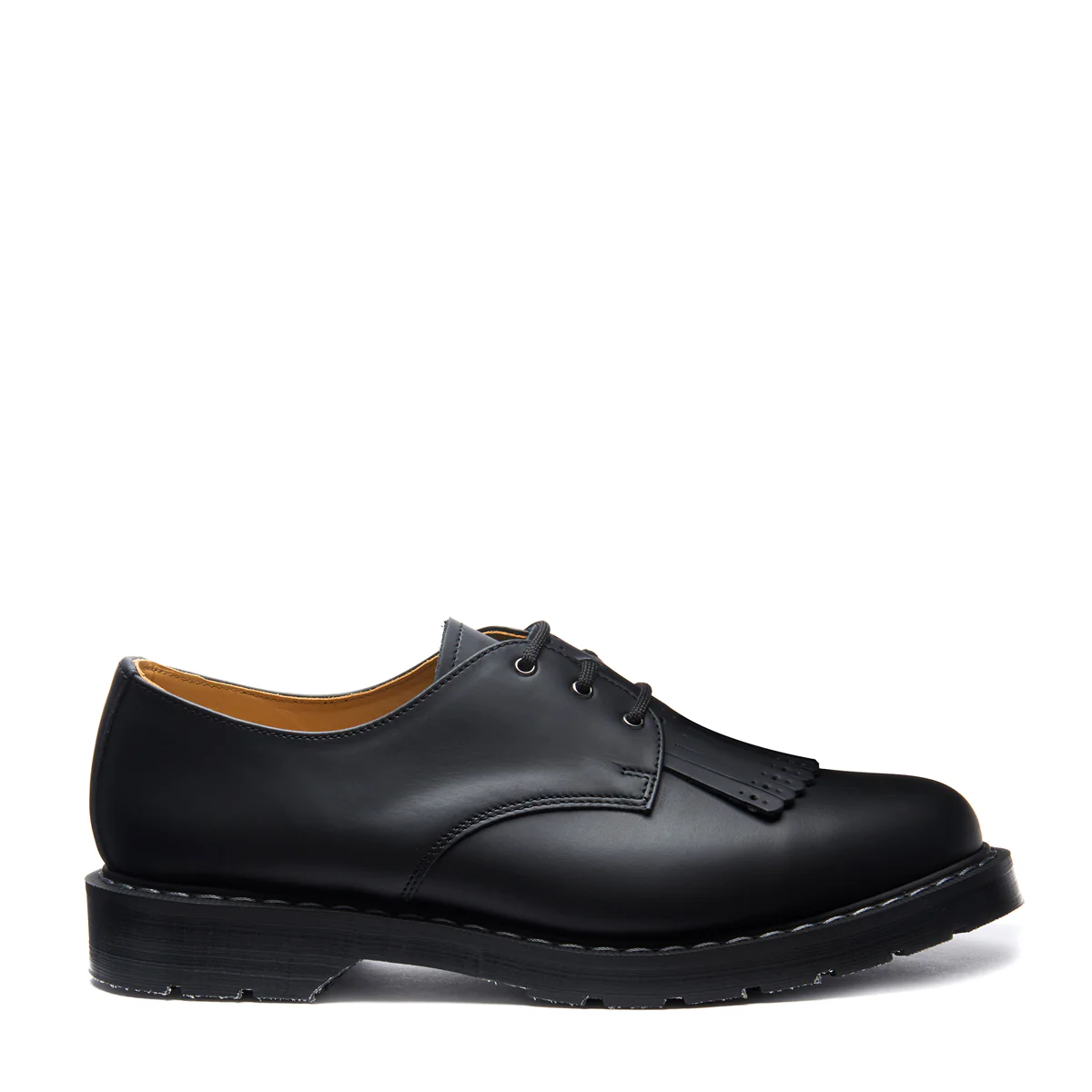 Black Greasy Gibson Shoe & Brogue Kiltie - Image 4