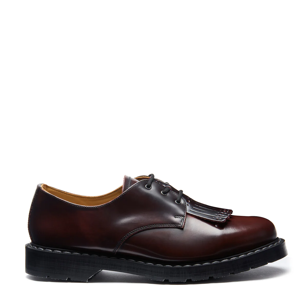 Burgundy Rub-Off Gibson Shoe & Brogue Kiltie - Image 4