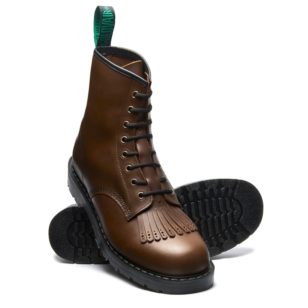 Gaucho Crazy Horse 8 Eye Derby Boot & Brogue Kiltie - Image 2
