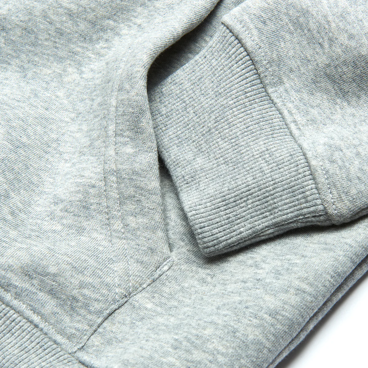 Solovair L/S Logo Pullover Hoodie - Grey - Image 5