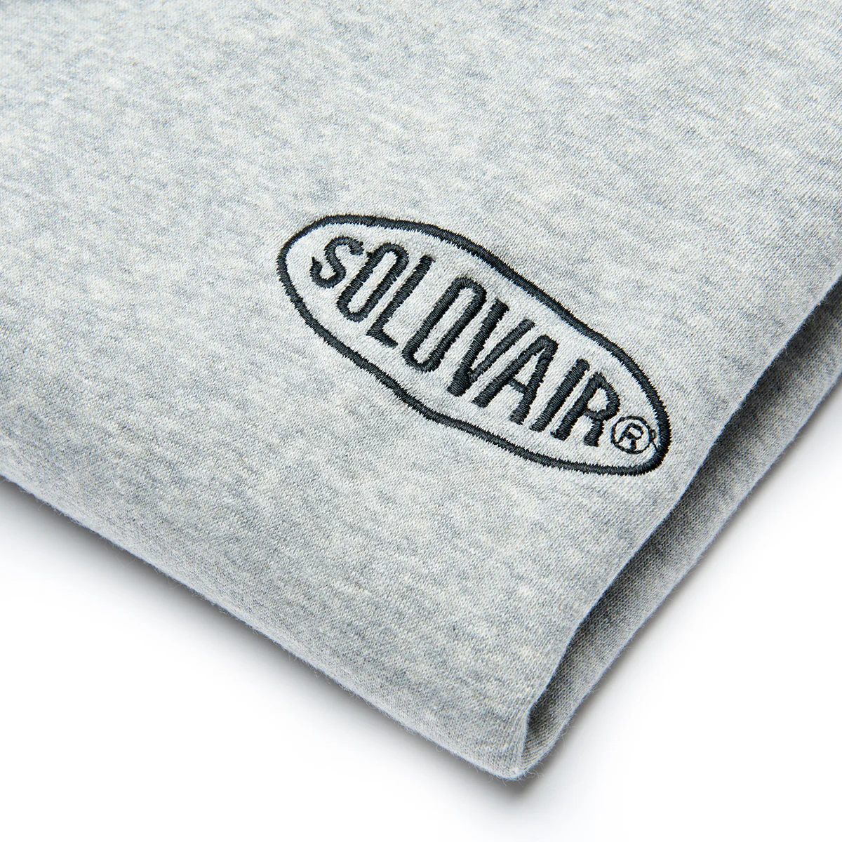 Solovair L/S Logo Pullover Hoodie - Grey - Image 7