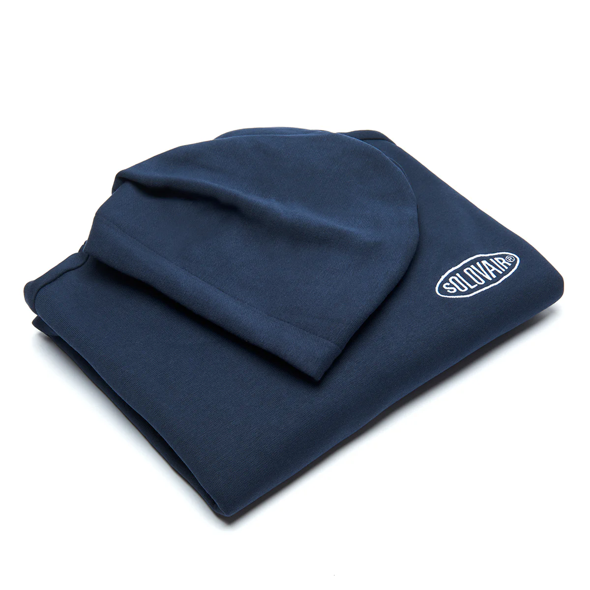 Solovair L/S Logo Pullover Hoodie - Navy - Image 6