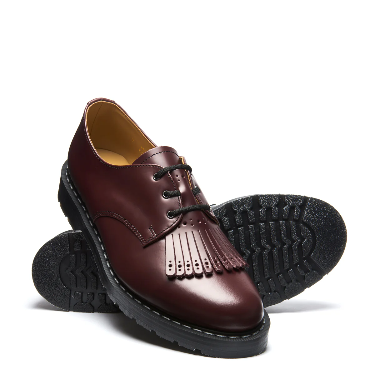 Oxblood Hi-Shine Gibson Shoe & Brogue Kiltie - Image 3