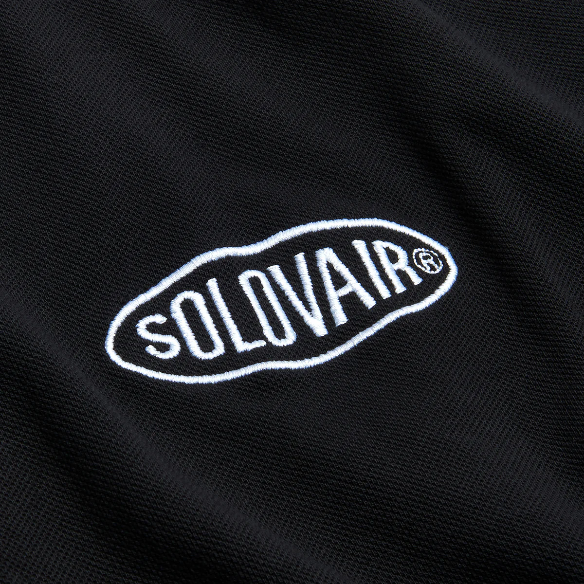 Solovair S/S Polo Shirt - Black - Image 4