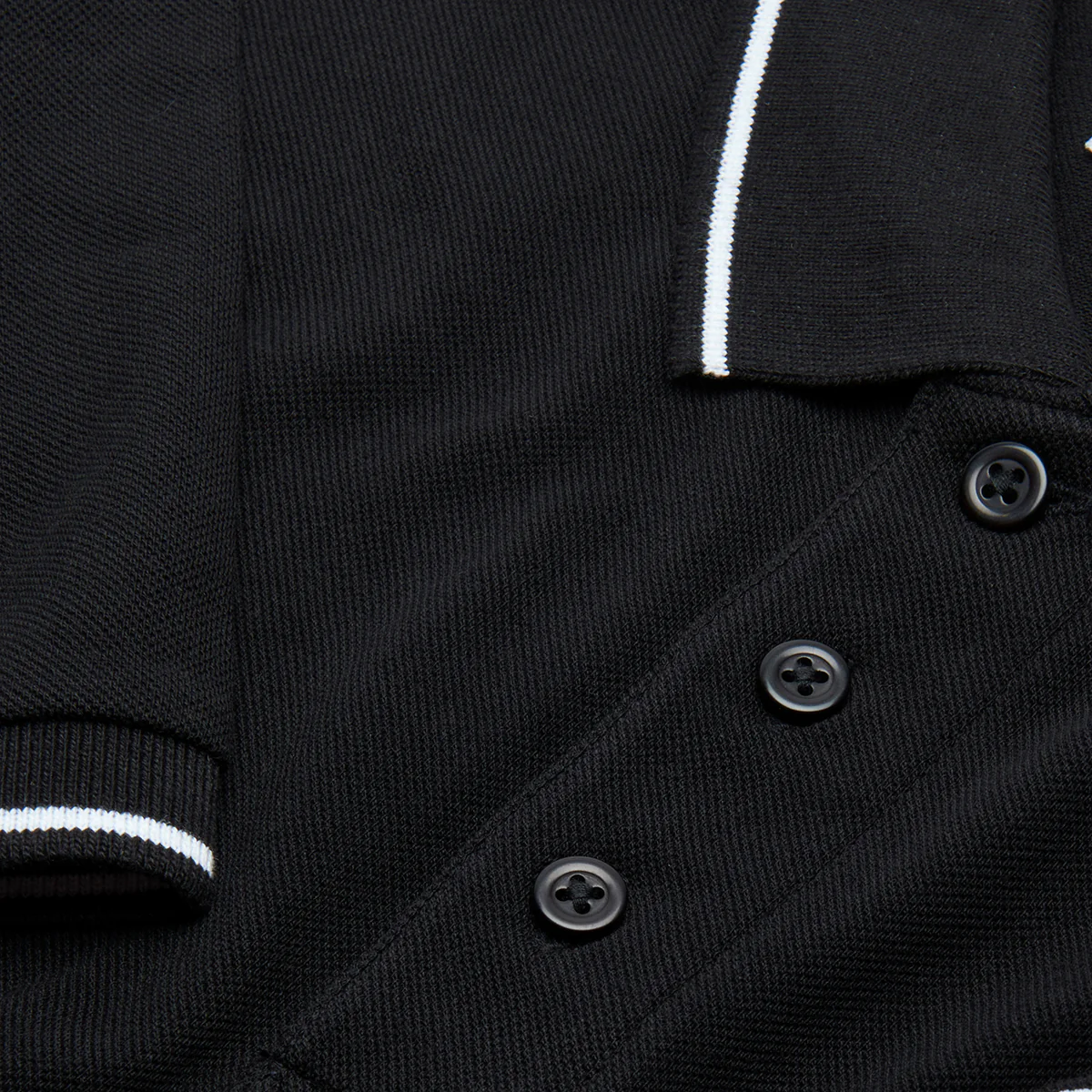 Solovair S/S Polo Shirt - Black - Image 5