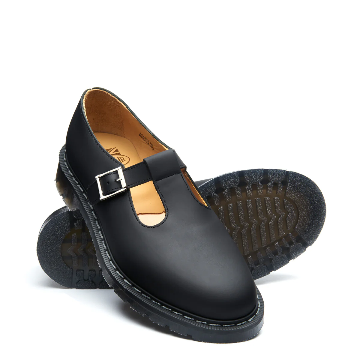 Black Greasy Mary Jane Shoe - Image 3