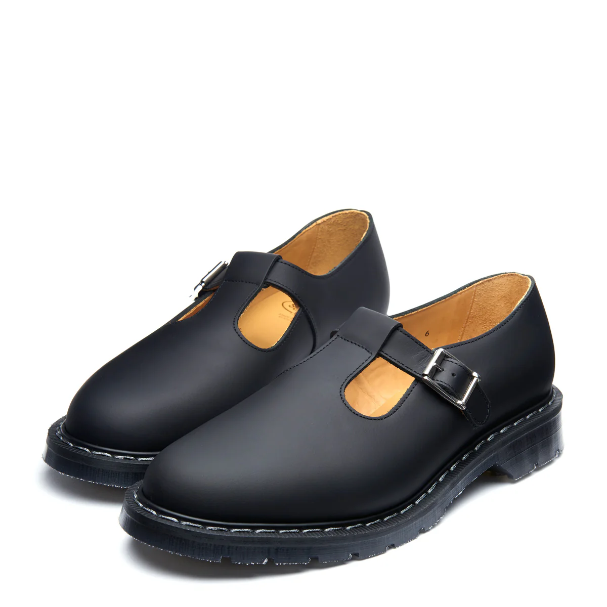 Black Greasy Mary Jane Shoe - Image 4