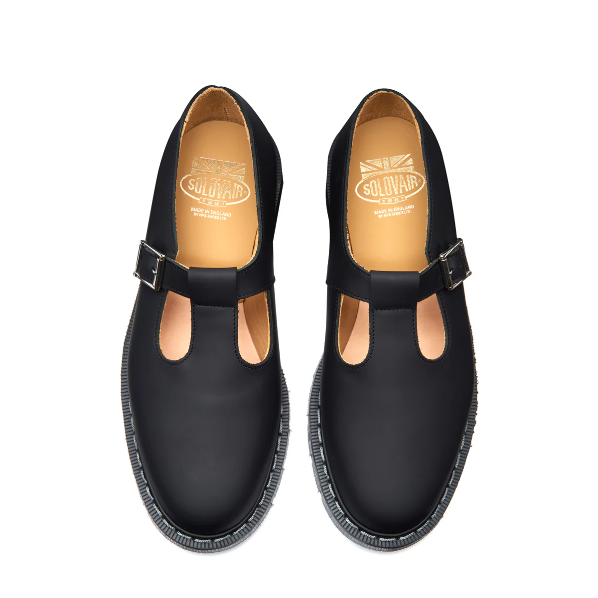 Black Greasy Mary Jane Shoe - Image 5