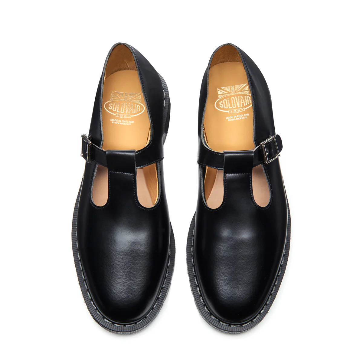 Black Hi-Shine Mary Jane Shoe - Image 4