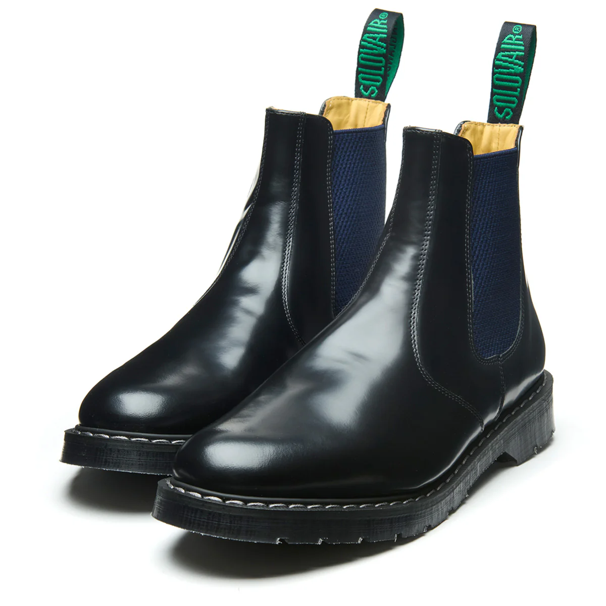 Navy Blue & Black Dealer Boot - Image 3