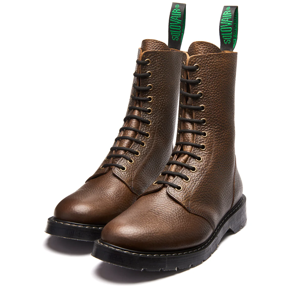 Brown Gaucho Grain 11 Eye Astronaut Boot - Image 3