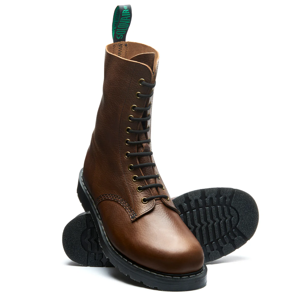 Gaucho Brown Grain 11 Eye Derby Boot - Image 2