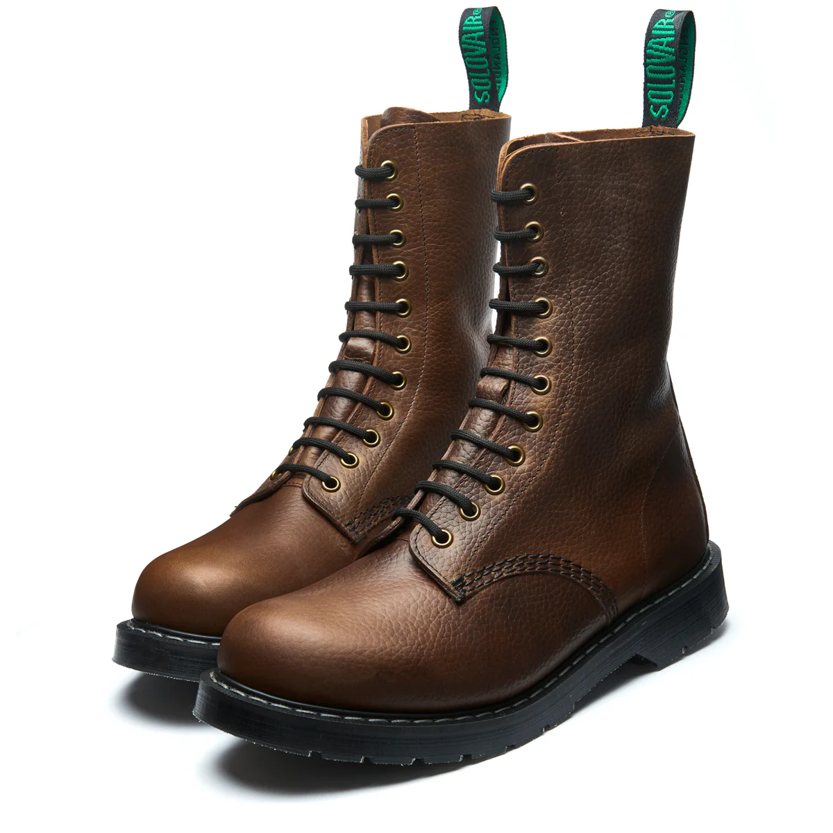 Gaucho Brown Grain 11 Eye Derby Boot - Image 3