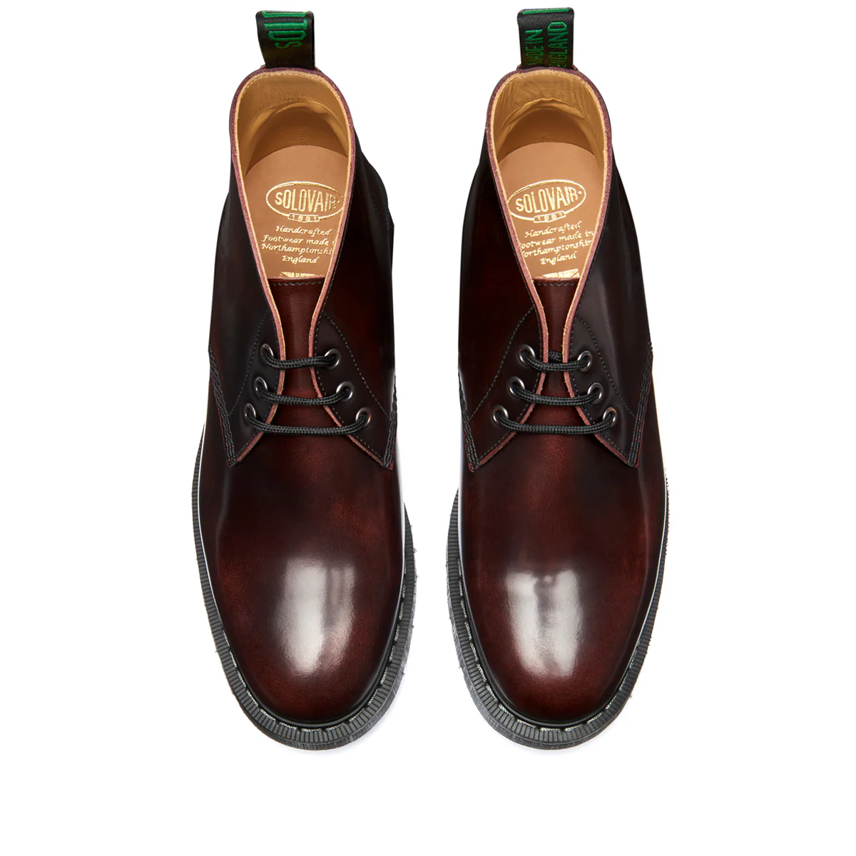 Burgundy Rub-Off 3 Eye Chukka Boot - Image 3