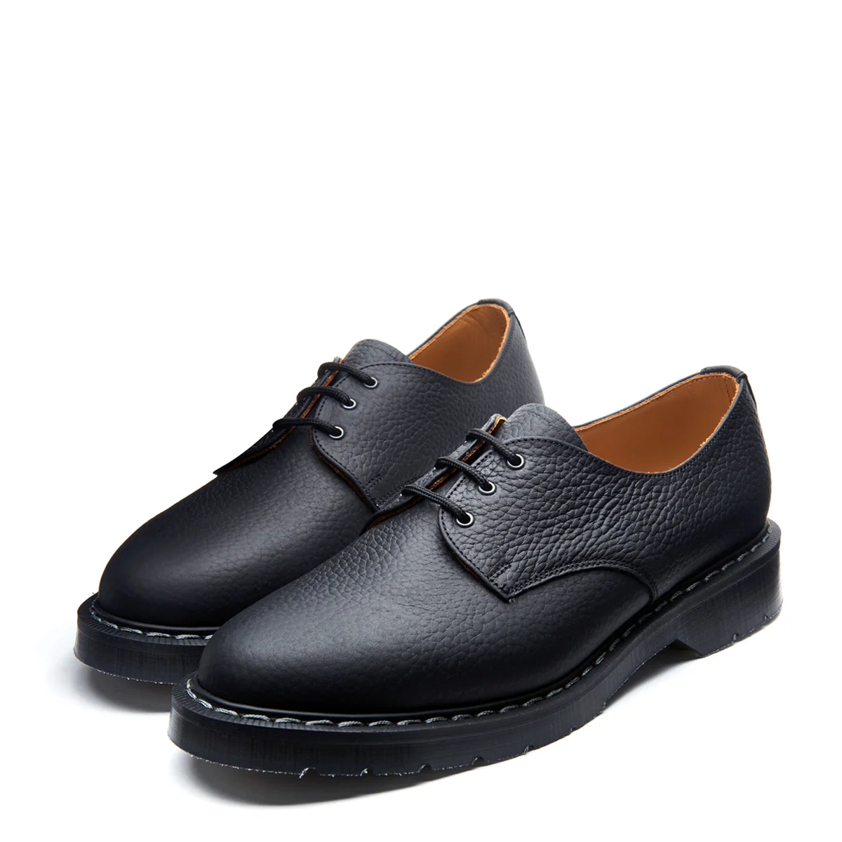 Black Greasy Grain Gibson Shoe - Image 3