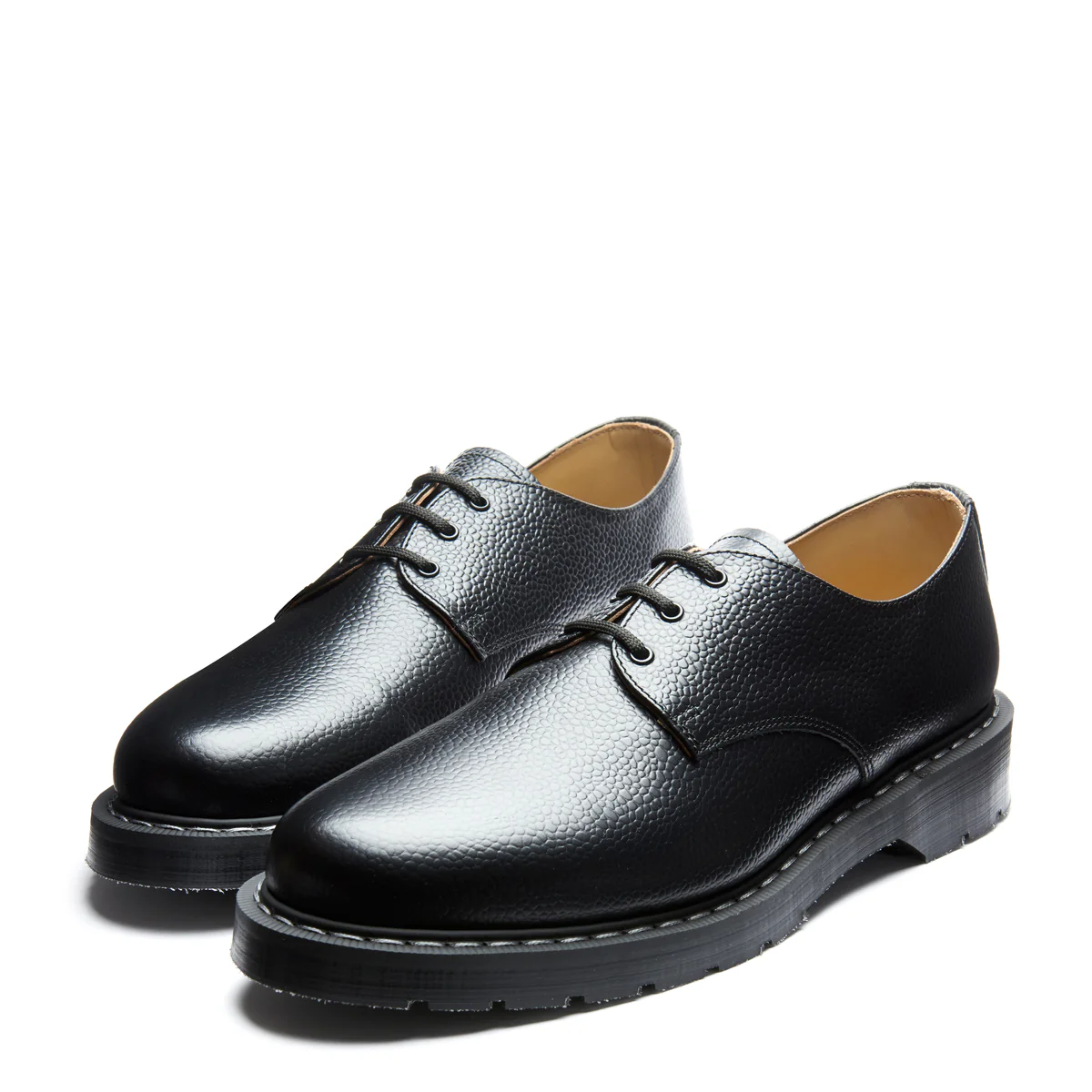 Black Hi-Shine Grain Gibson Shoe - Image 4