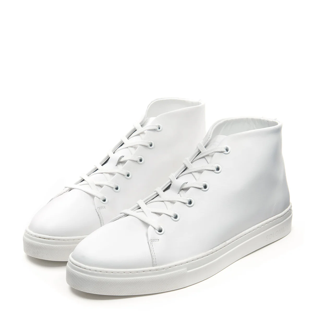 White Calf High Top Sneaker - Image 3
