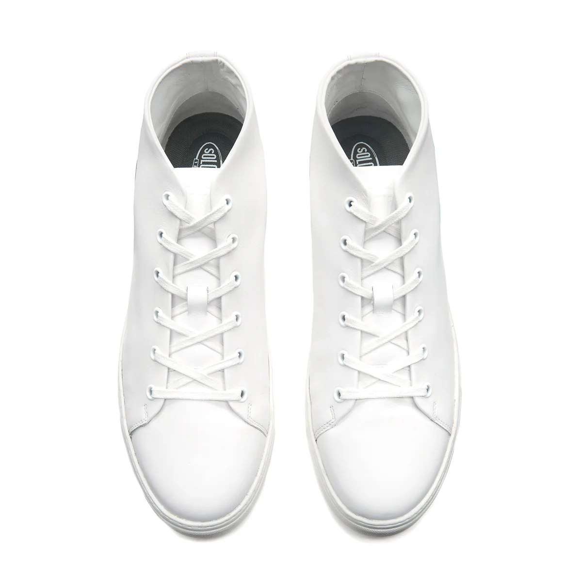 White Calf High Top Sneaker - Image 4