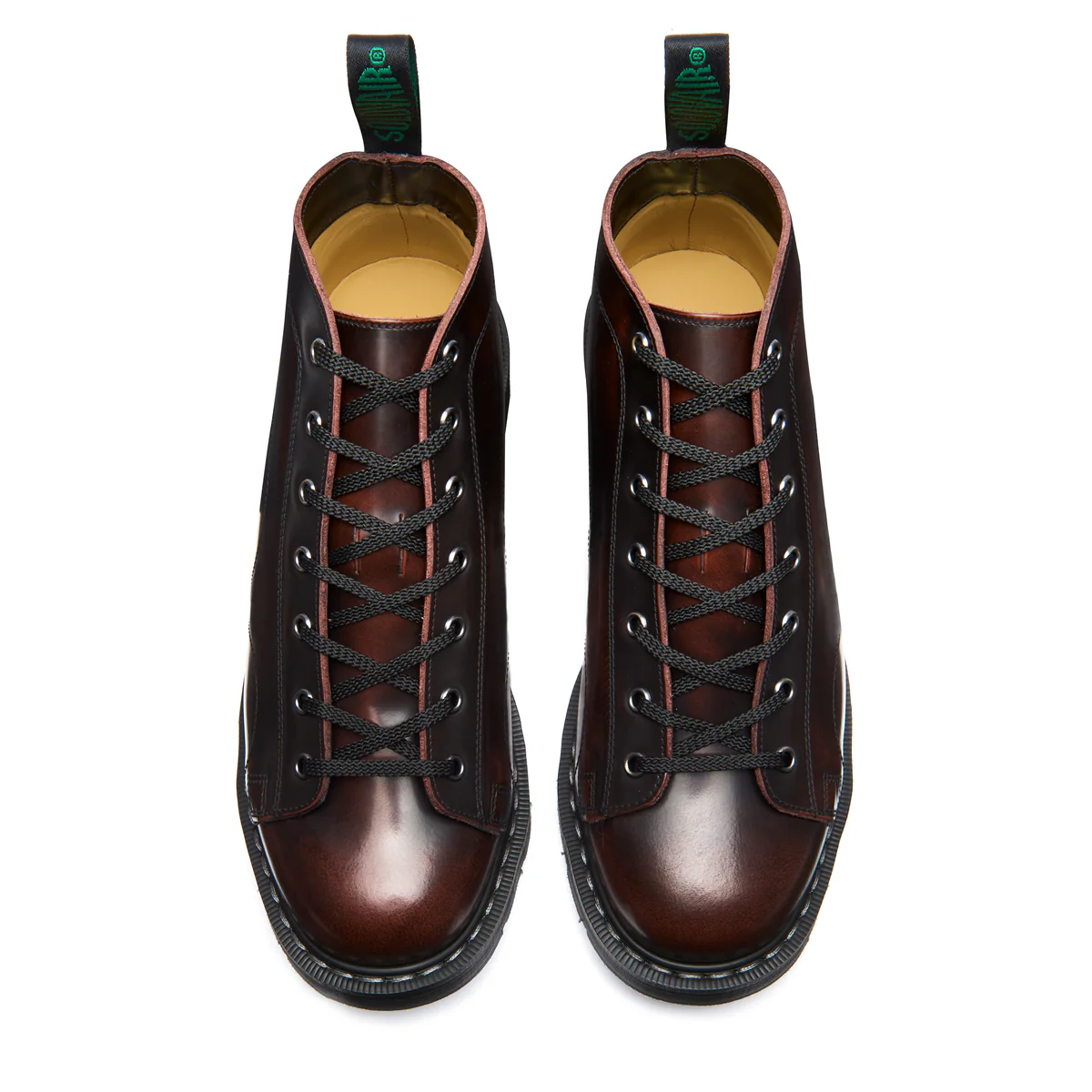 Burgundy Rub-Off 7 Eye Monkey Boot - Image 3