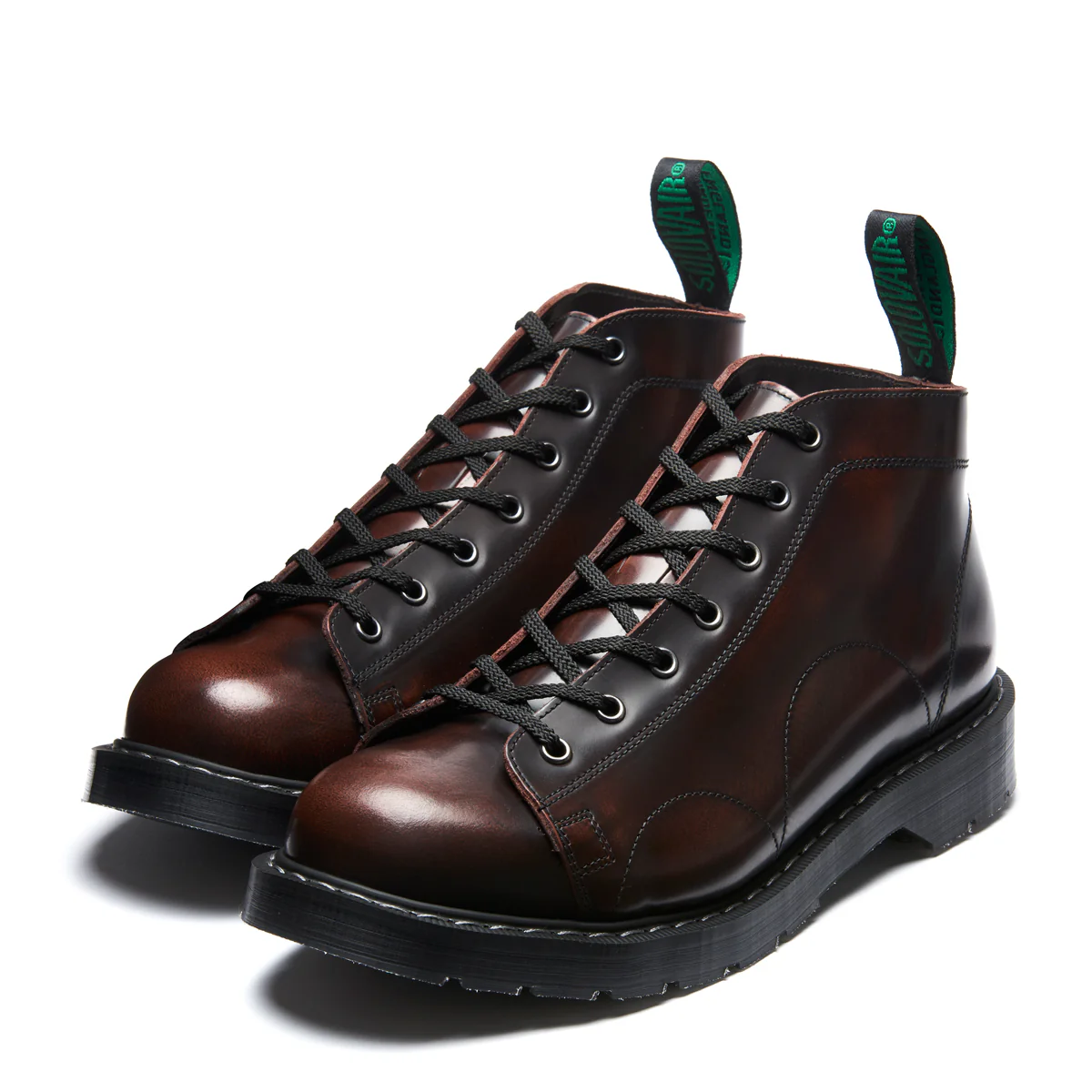 Burgundy Rub-Off 7 Eye Monkey Boot - Image 4