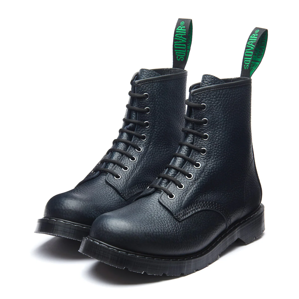 Navy Gaucho Grain 8 Eye Derby Boot - Image 3