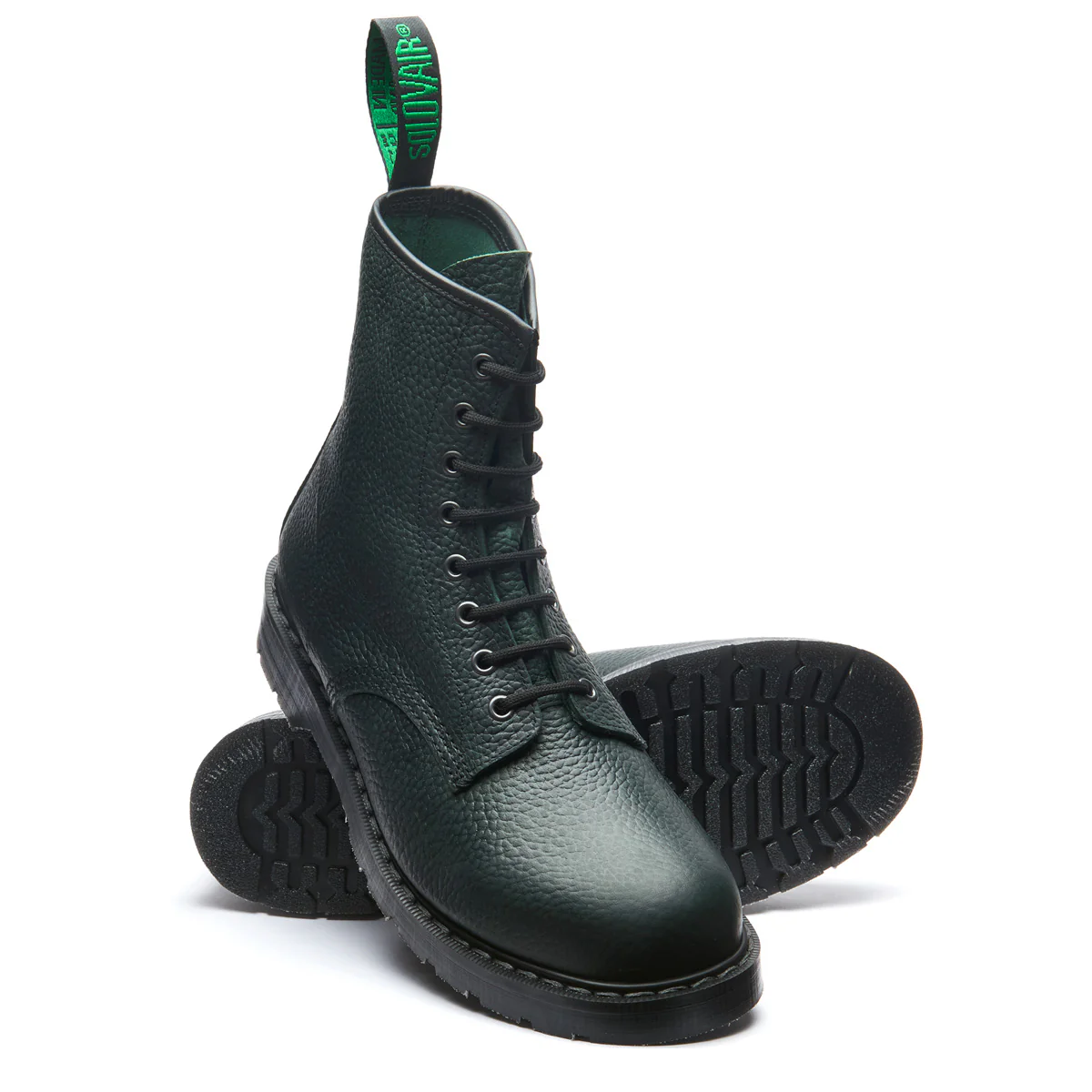 Green Gaucho Grain 8 Eye Derby Boot - Image 2