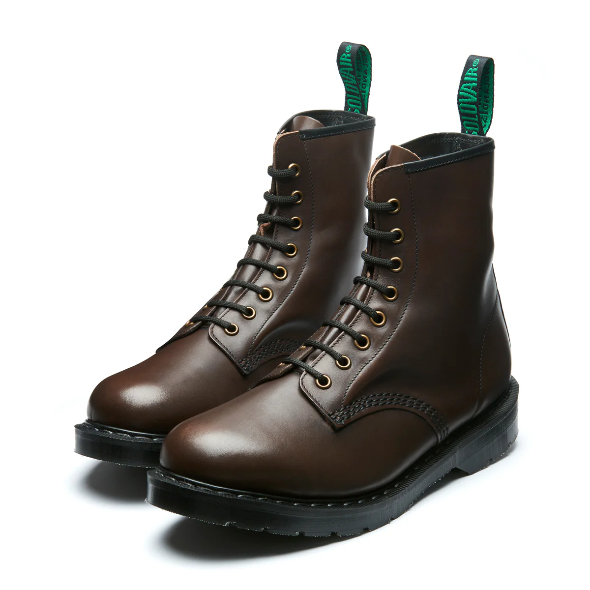 Dark Brown Calf 8 Eye Derby Boot - Image 3