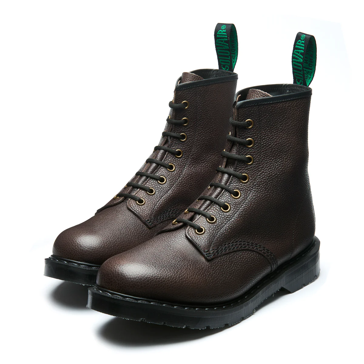 Walnut Country Calf Grain 8 Eye Derby Boot - Image 3
