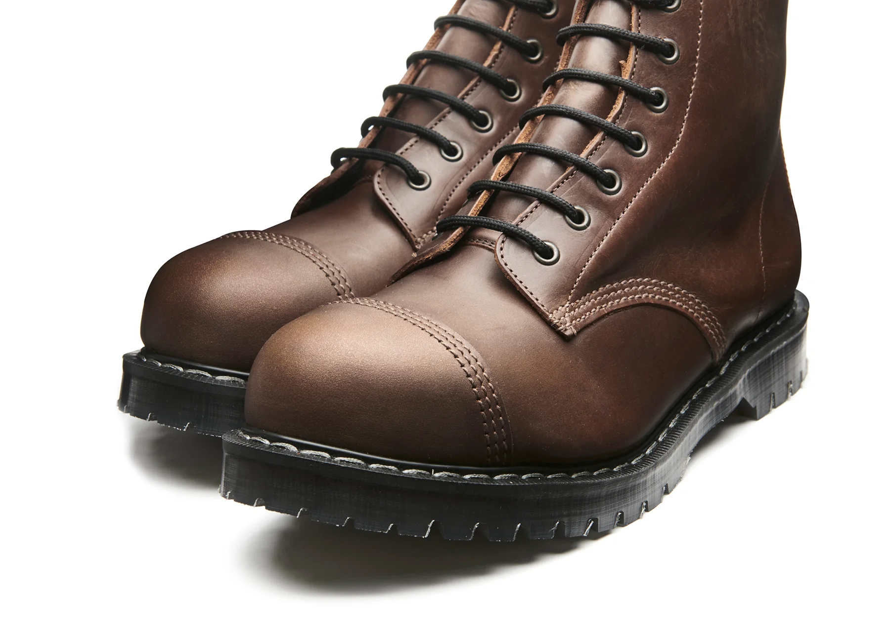 Gaucho Crazy Horse 8 Eye Steel Toe Derby Boot - Image 3