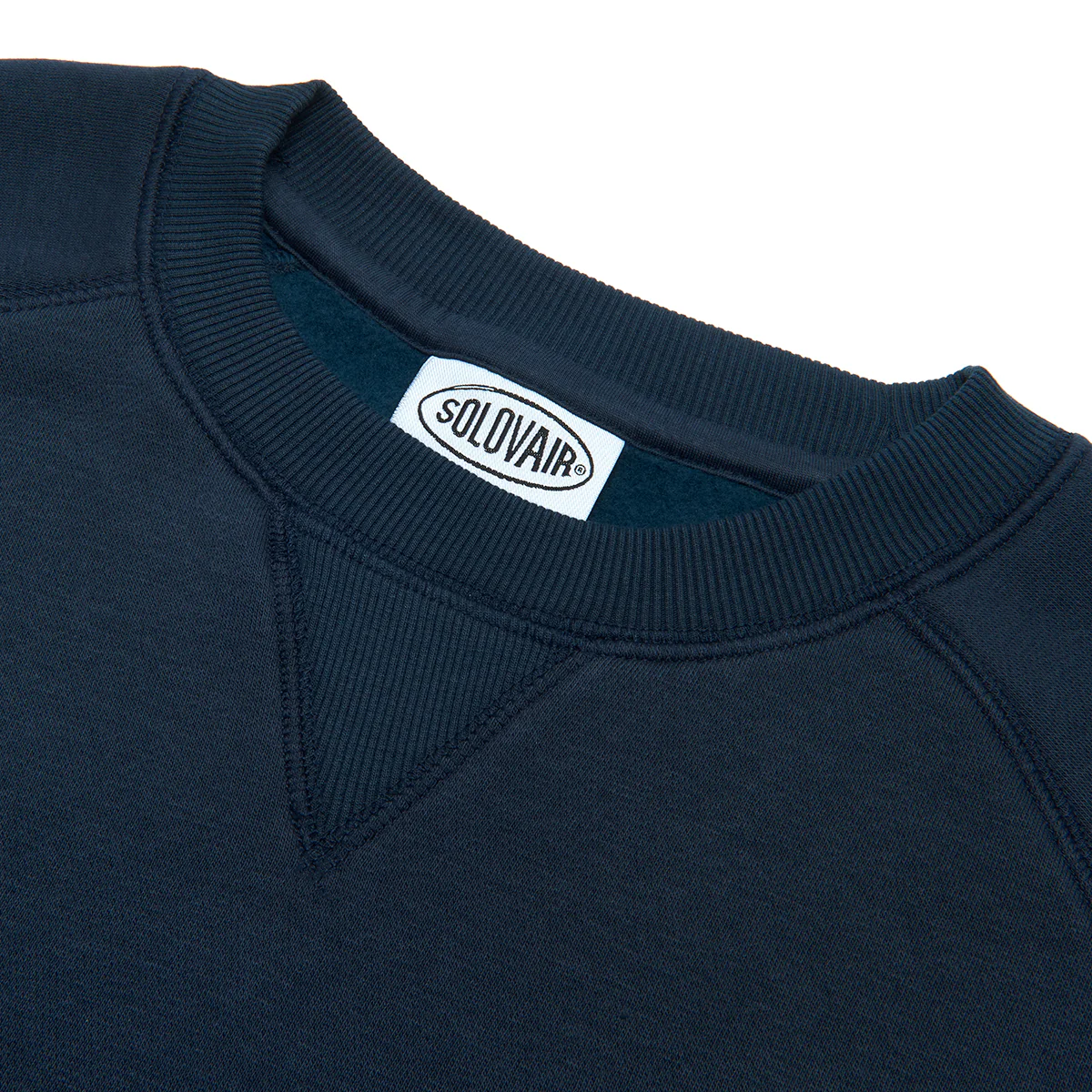 Solovair L/S Logo Sweatshirt - Navy - Image 3