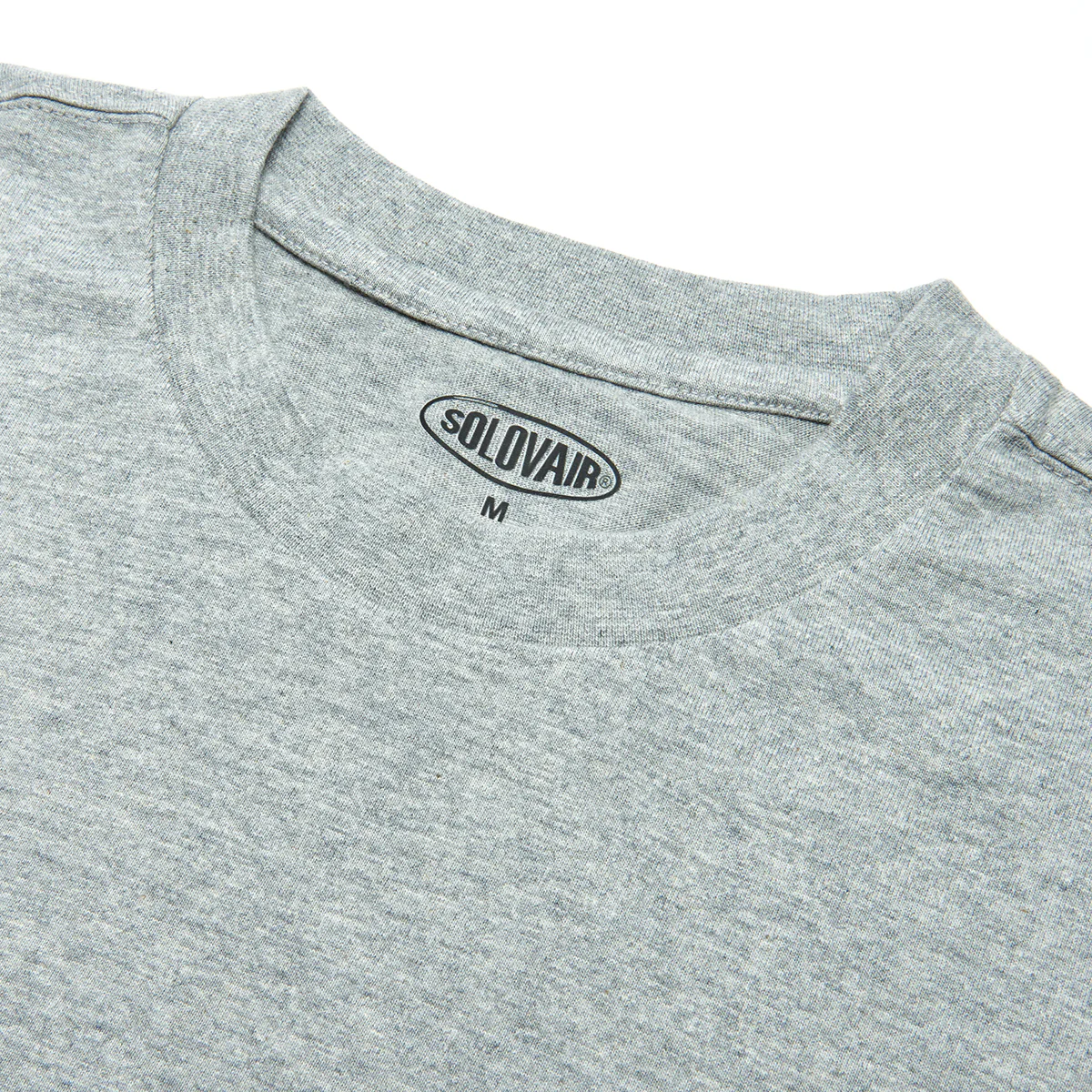 Solovair S/S Logo T-Shirt - Grey - Image 3