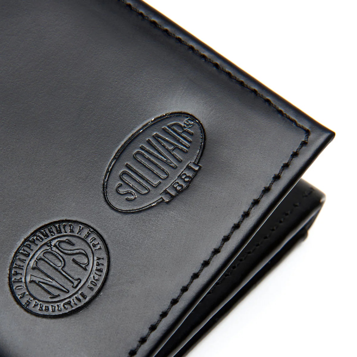Leather Tri Fold Wallet - Image 3
