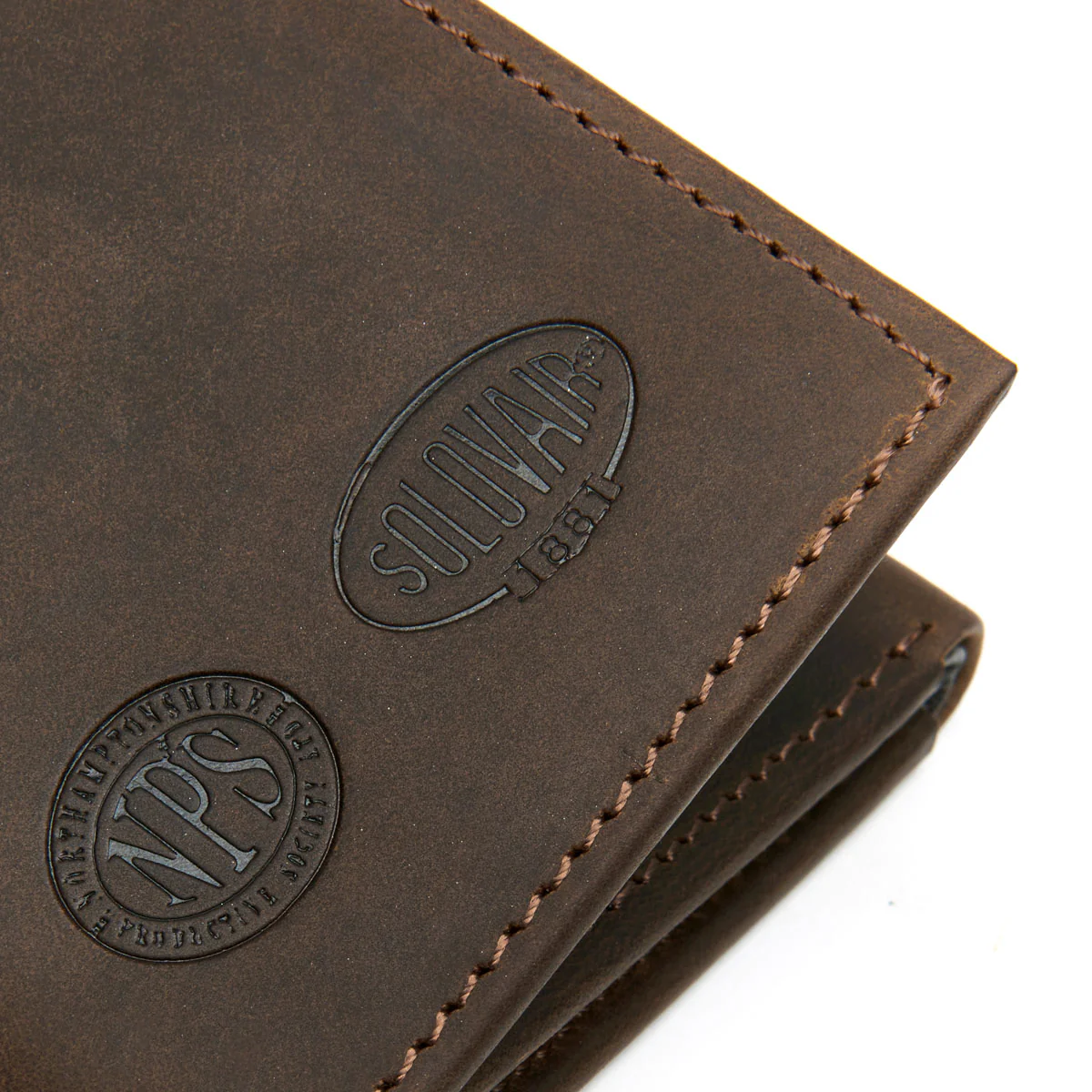 Leather Tri Fold Wallet - Image 5