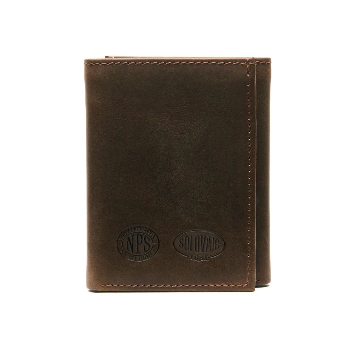 Leather Tri Fold Wallet - Image 7
